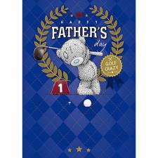 Golf Crazy Me To You Bear Fathers Day Card Image Preview